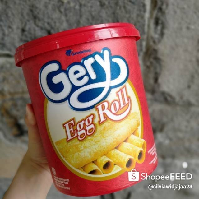 

Kue snack untuk parcel Lebaran myambut IdulFitri Egg Roll by Gery Min 2 klg MURAH renyah renyah