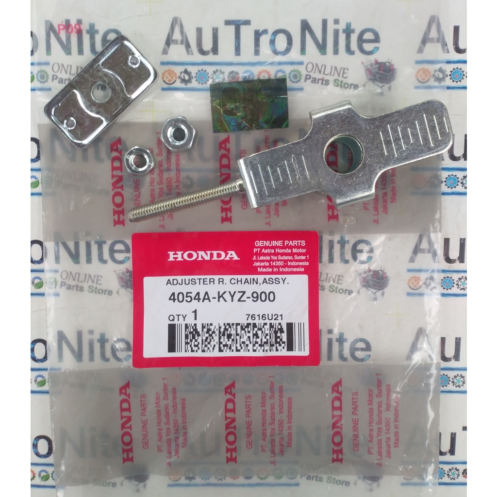 Setelan Rantai ADJUSTER R CHAIN ASSY 4054A-KYZ-900 Original Honda Supra X 125 Helm in Karbu FI 4054A