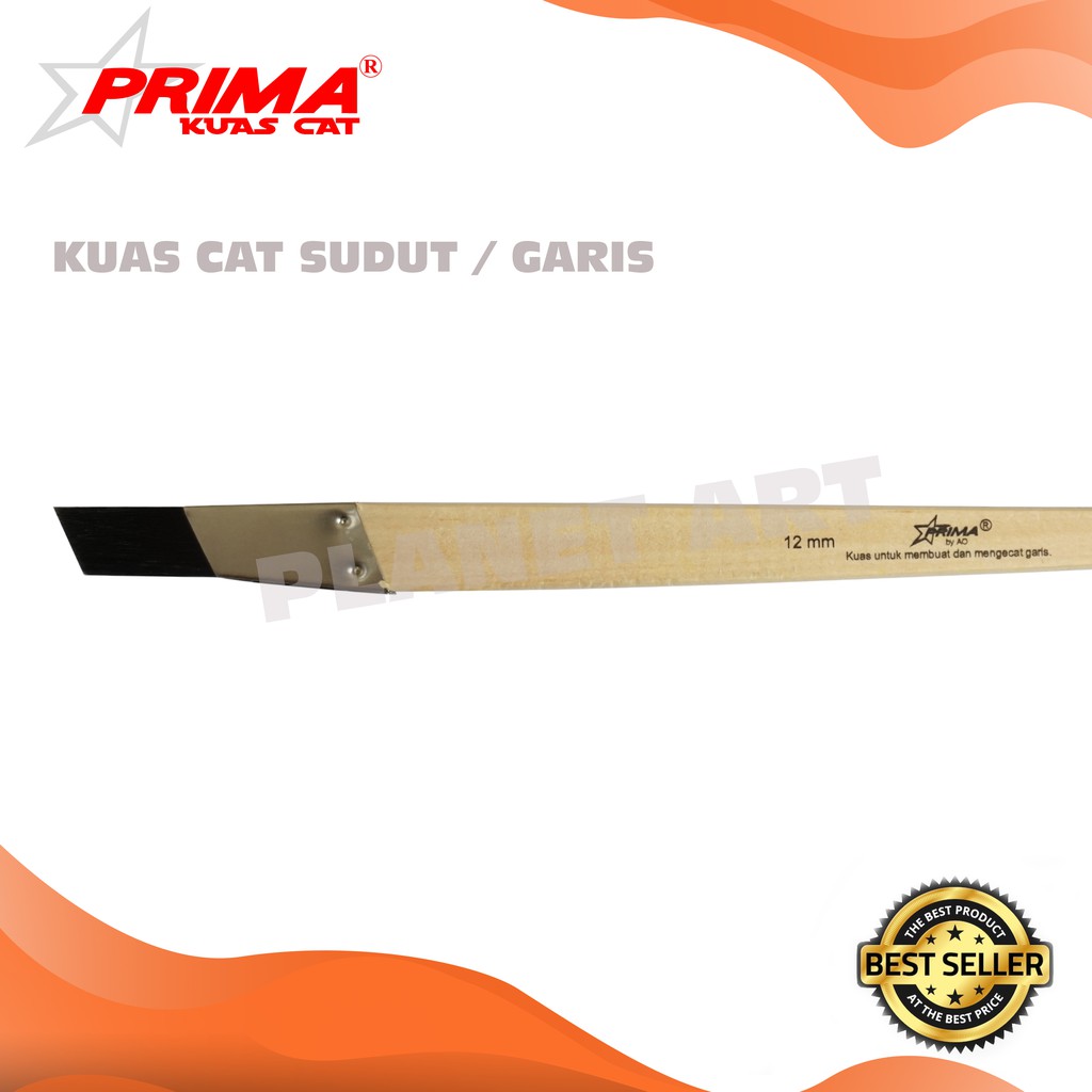 KUAS UNTUK MEMBUAT DAN MENGECAT SUDUT/GARIS MERK PRIMA 12MM