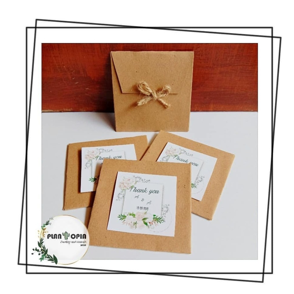 

Souvenir Benih Kemasan Amplop - Seed Envelope - Souvenir Pernikahan