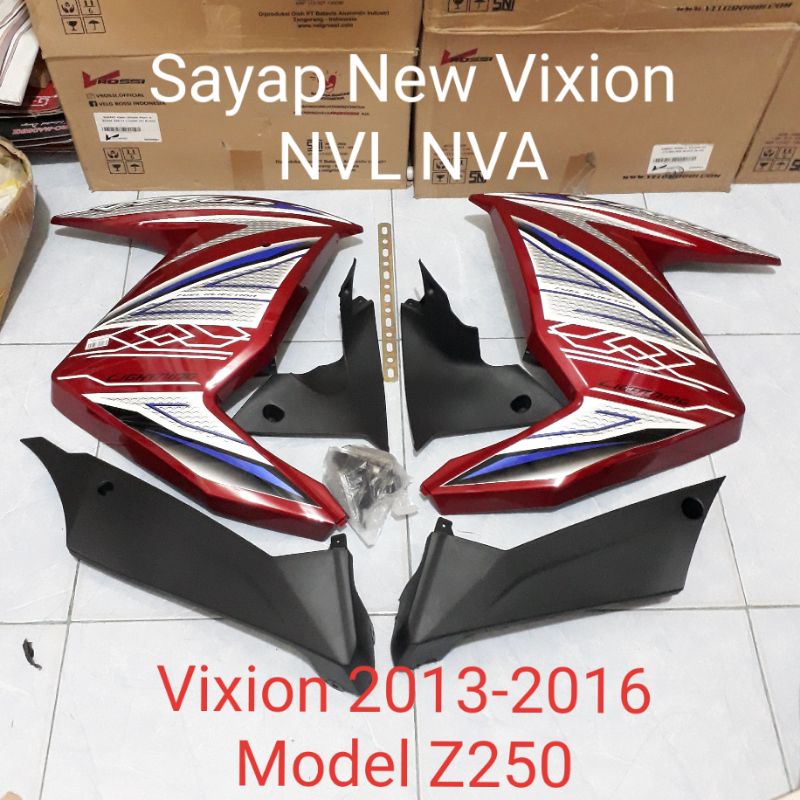 Sayap Vixion New model Ninja Z250 Body Samping Half Fairing New Vixion Nvl Nva