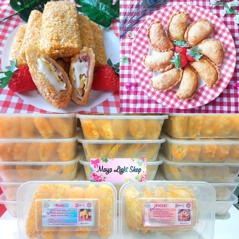 risoles risol Pastel isi 5 1 pak frozen halal frozen food pastel beku risoles mayo smoke beef pastel gorengan