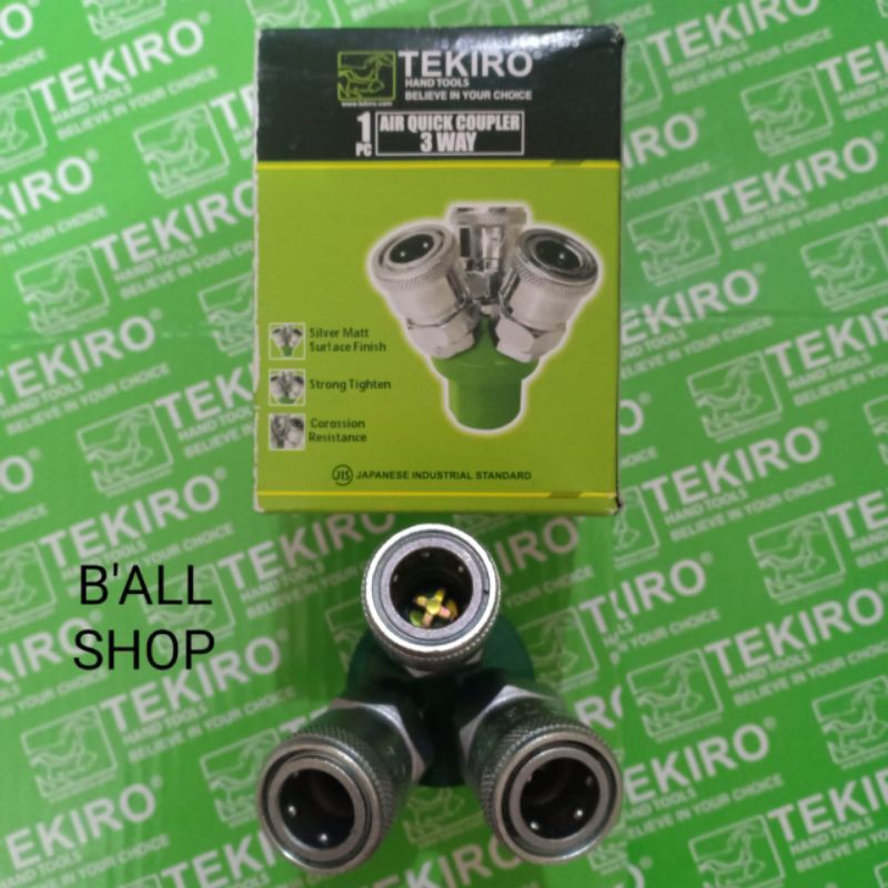 Quick Coupler 3 way Tekiro AT-QC1675