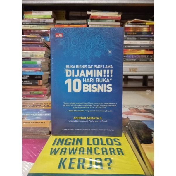 OBRAL BUKU MOTIVASI / BUSINESS / PENGEMBANGAN DIRI / INSPIRASI / EKONOMI / TRANDING / WAWANCARA KERJA / RAHASIA MUDAH MENDAPATKAN PEKERJAAN / SENI MEMPENGARUHI DAN MENJUAL / RAHASIA SUKSES / MENJADI MANUSIA LEBIH HIDUP / MURAH ORIGINAL-DIJAMIN 10 BISNIS