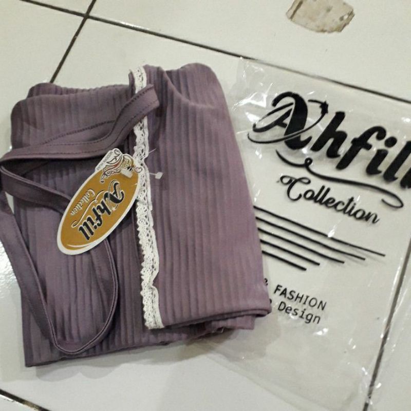 BERGO MARYAM PLISKET HANINDIYA  LIDI HYGET PREMIUM RENDA PREMIUM/BERGO MARYAM-Ungu
