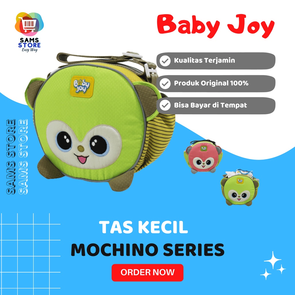 Tas Selempang Kecil Perlengkapan Travelling Anak Bayi Mochino Series Baby Joy BJT1024 Bahan Bagian L
