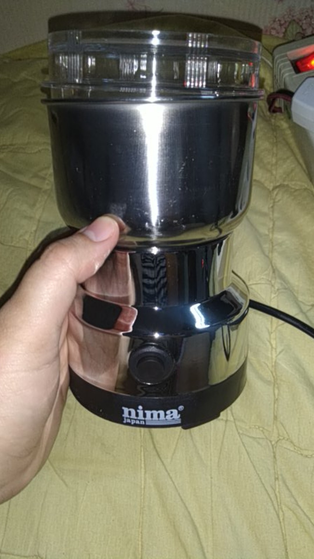 Alat Penggiling Biji Kopi Electric Coffee Grinder Penggiling Portable Gilingan Biji Kopi 150w