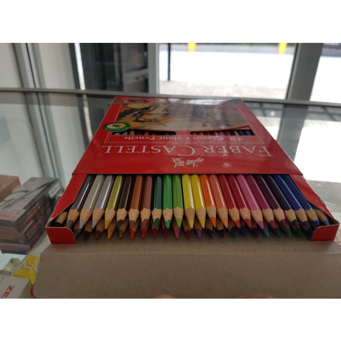 

Hadir Pensil Warna Faber-Castell / 48 Warna / Classic Colour Pencil / 115858 Limited