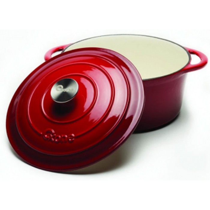 Panci Oxone Round Pot OX-3021RO Enameled Cast Iron