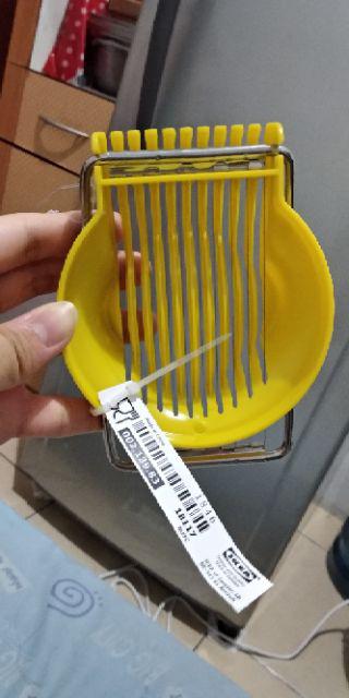 Egg Slicer, Pengiris Telur, Warna Kuning Peralatan Dapur Ukuran 10x12cm Sl629