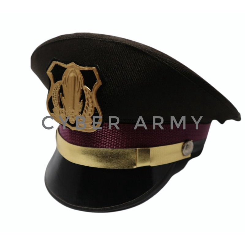 topi pet satpam coklat terbaru