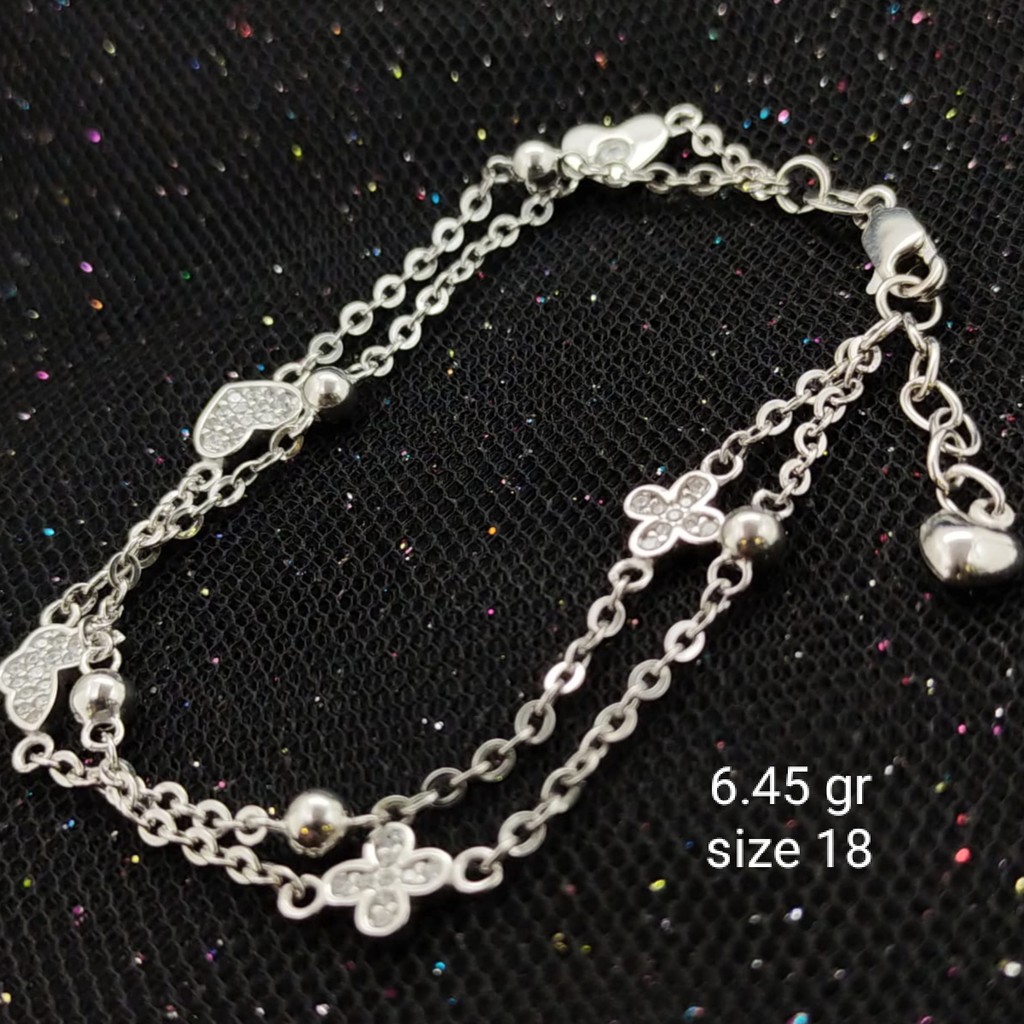 Gelang Emas 17K - 6.45 Kadar 750 - 1876