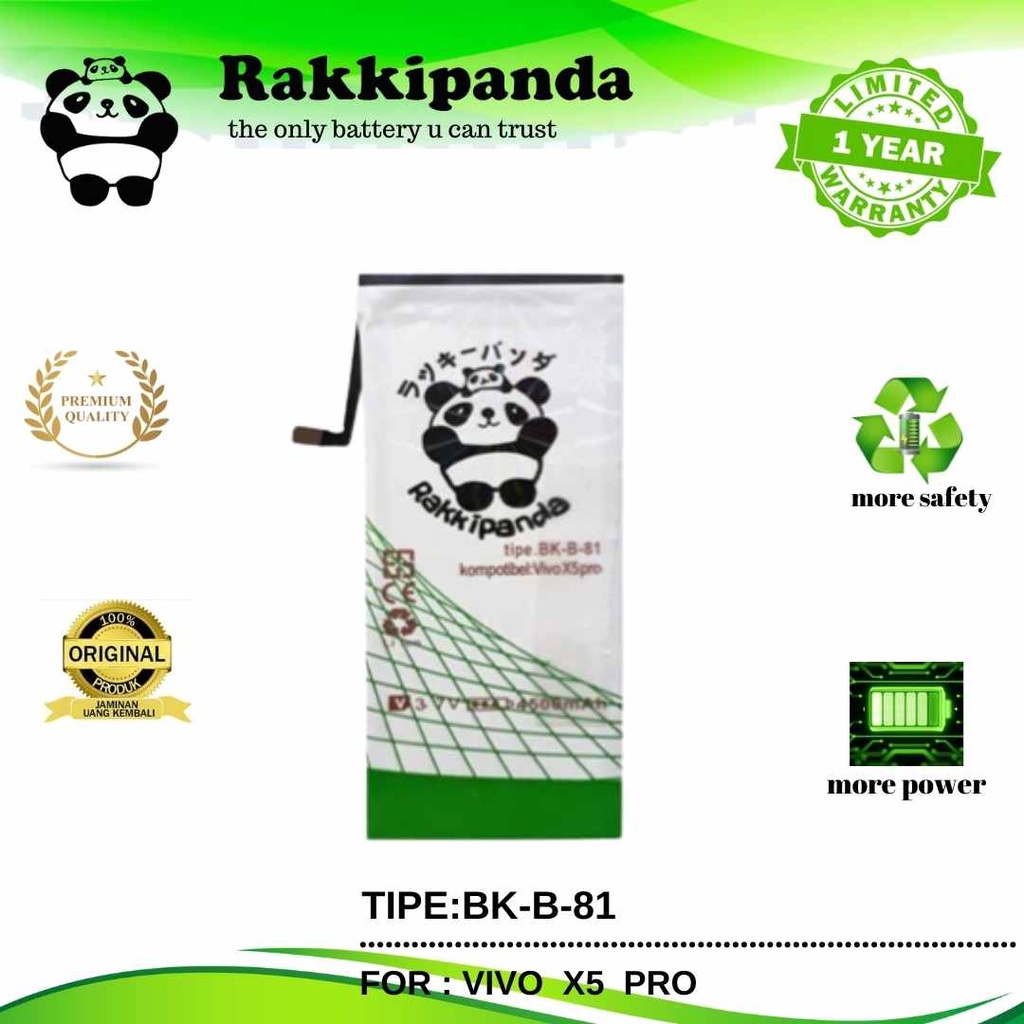 RakkiPanda - B-81 Vivo X5 Pro Batre Batrai Baterai