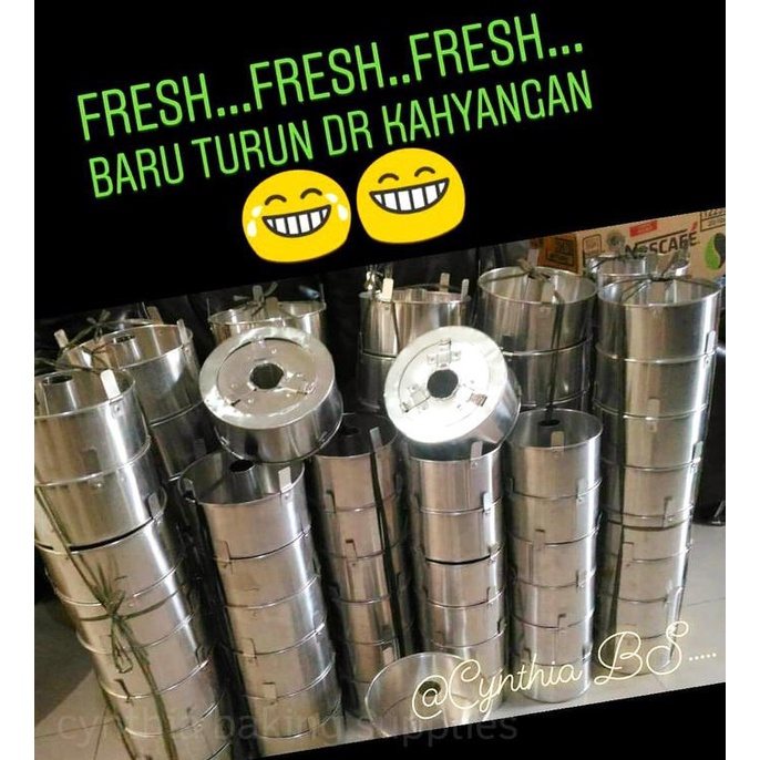 Loyang Chiffon Lurus Bulat Tinggi 10 cm diameter uk. 22