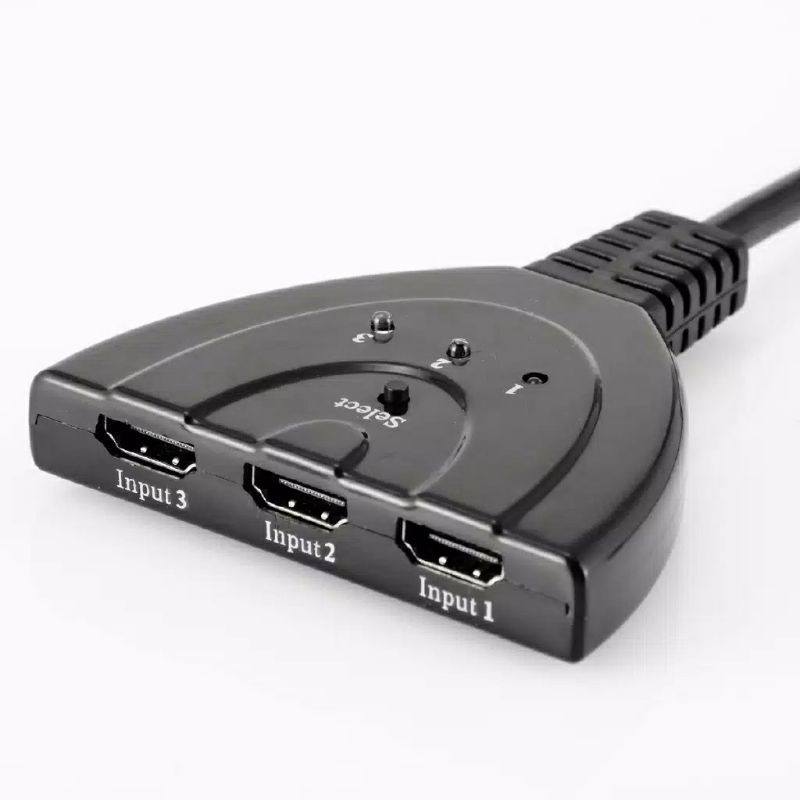 Splitter 3 In 1 Out 3D Mini Swicth Hub 3 Port HDMI 1.4b 4K 1080P