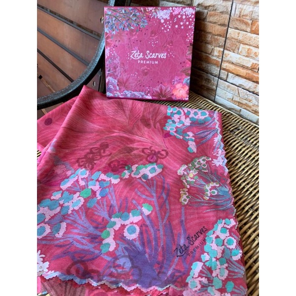 Preloved Zeta Scarves Premium - Flora Series