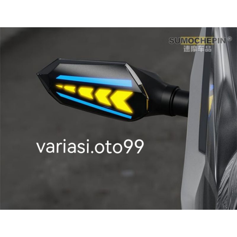 SEIN RUNNING LED PANAH 2 SISI SEIN RUNNING VIXION CBR CB KLX XABRE TAIGER SCORPIO CRF LAMPU