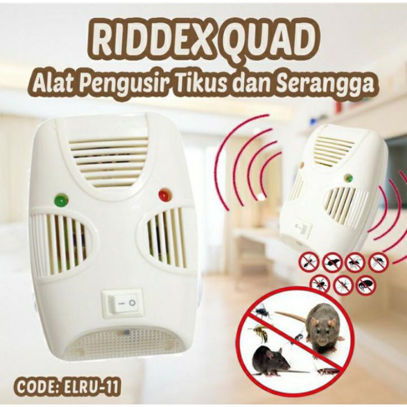 riddex quad pengusir tikus - riddex pest pembasmi hama serangga tikus