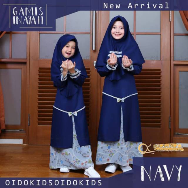 Gamis Set Anak Inayah by Oido Kids