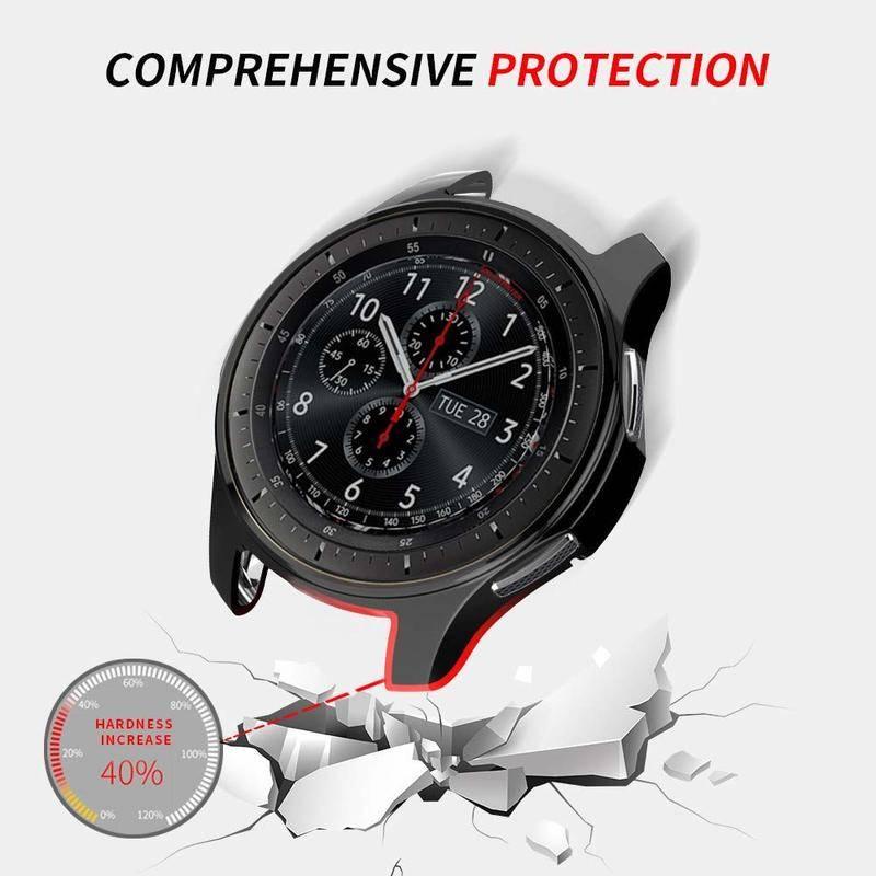 Case Pelindung Smartwatch Samsung Galaxy Watch 4 3 40mm 44mm 41mm 45mm S3 Frontier Bahan Tpu Ukuran 40mm 44mm