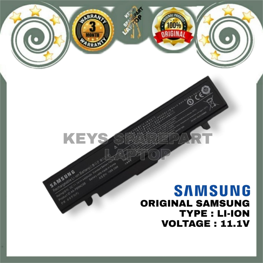 Baterai Battery batre Laptop SAMSUNG NP305 R428 R470 R478 R480 NP355 NP355E4X NP270 NP270E4V NP275 NT270E NP300 AA-PB9NC6B NP355V4X R460 R519 R530 original