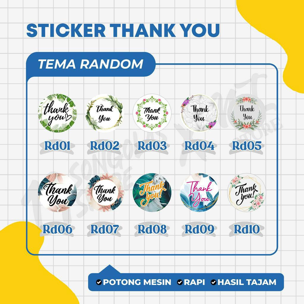 

STICKER LABEL THANK YOU / Sticker Thank You / Sticker Amplop / Stiker Terima Kasih
