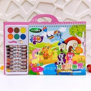 

PERALATAN MENGGAMBAR CRAYON BUKU GAMBAR SET ANAK ALAT LUKIS ALAT MEWARNAI ART SET CAT AIR PERALATAN