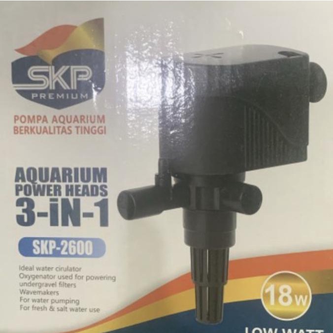 [PROMO TERBARU] pompa celup aquarium power head SKP 2600 LOW WATT 3 IN 1