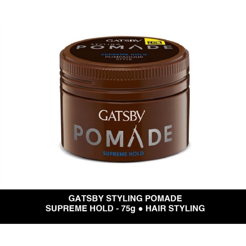 GATSBY POMADE SUPREME GREASE/MINYAK RAMBUT GATSBY