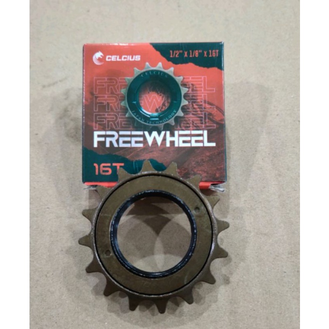 Freewheeel gir sepeda 12"1/8"x16T