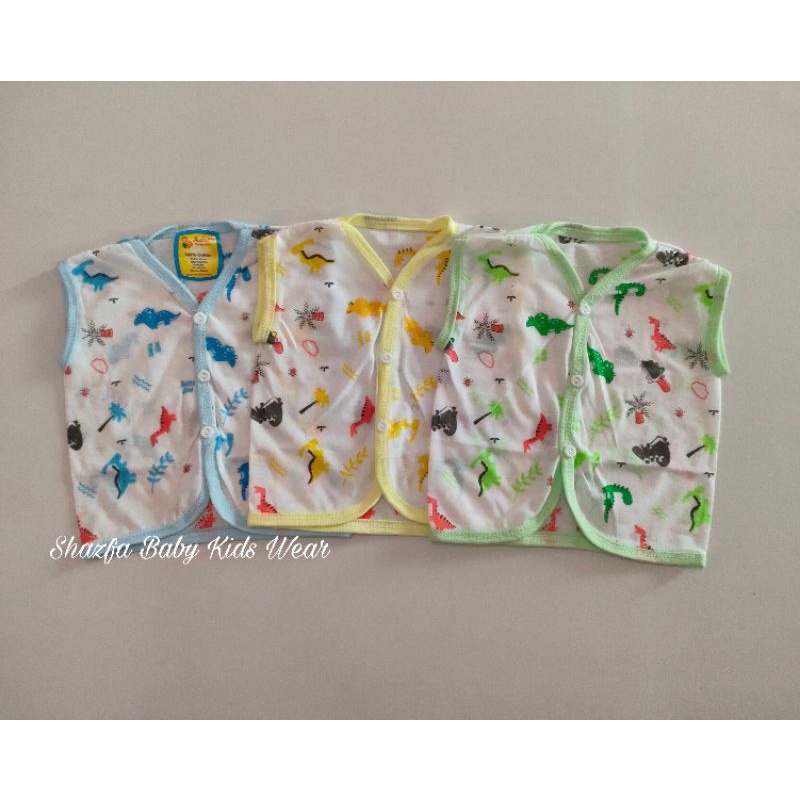 BAJU KUTUNG BAYI MOTIF DINO | BAJU ATASAN NEWBORN