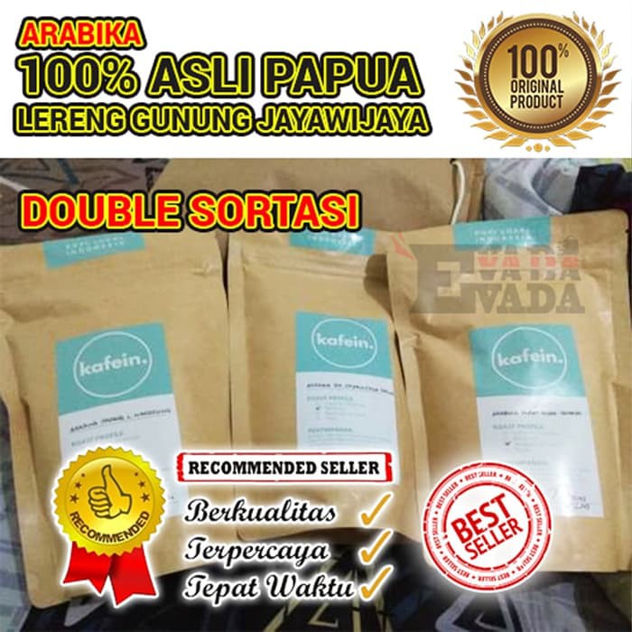 

Kopi Papua Arabika Papua Gunung Jayawijaya Papua 250gr (Biji/Bubuk) - kkp1018