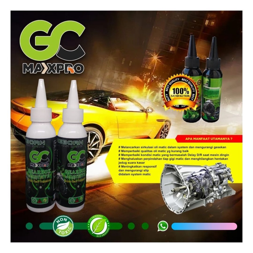 ADITIF MATIC GC Maxpro Gearbox Additive 75ml Cairan Aditif Pelumas Transmisi Matic