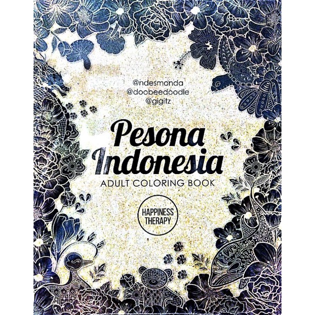 BUKU MEWARNAI ANTI STRESS-PESONA INDONESIA