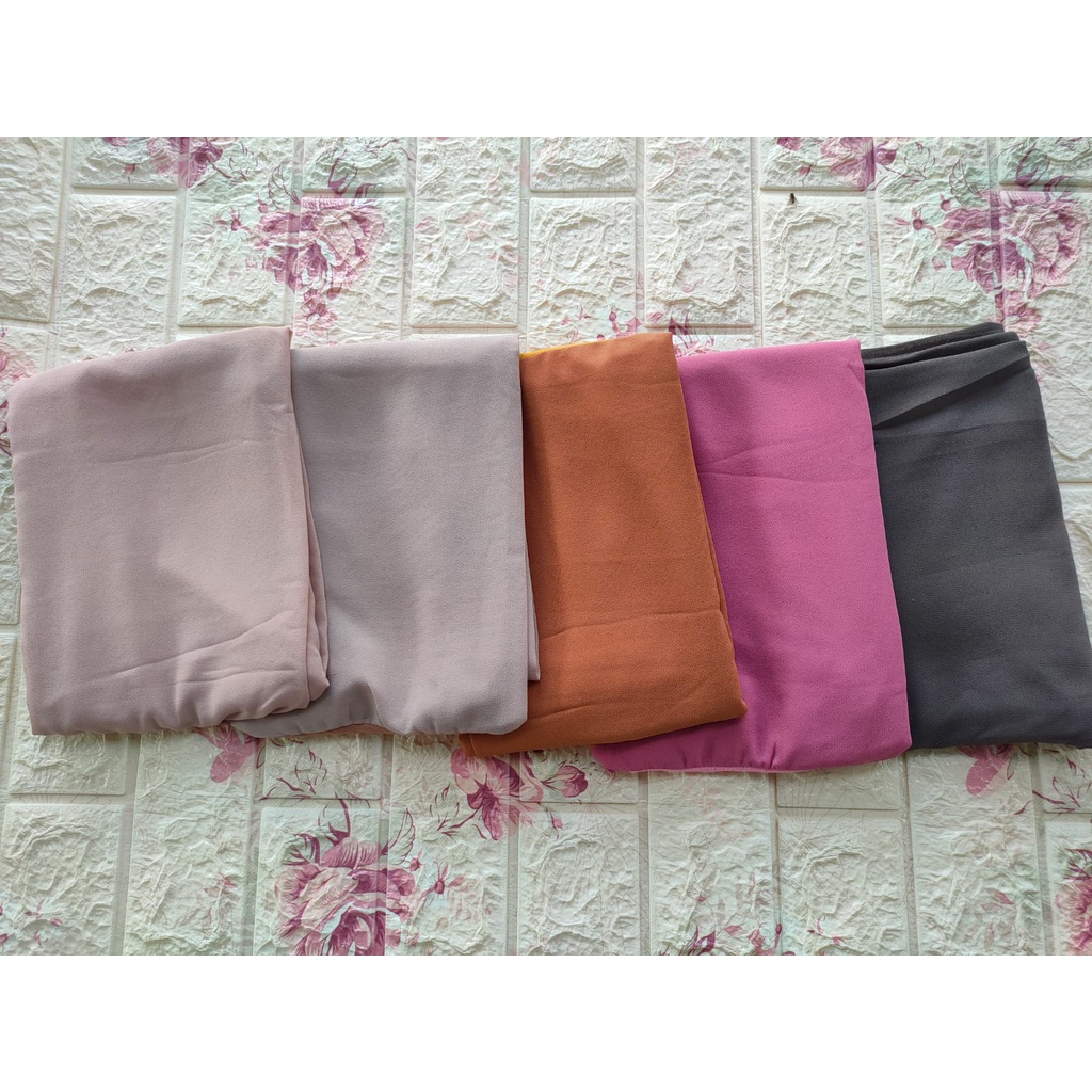 [ PASMINA INNER CERUTY ] pasmina ceruty polos•pasmina inner