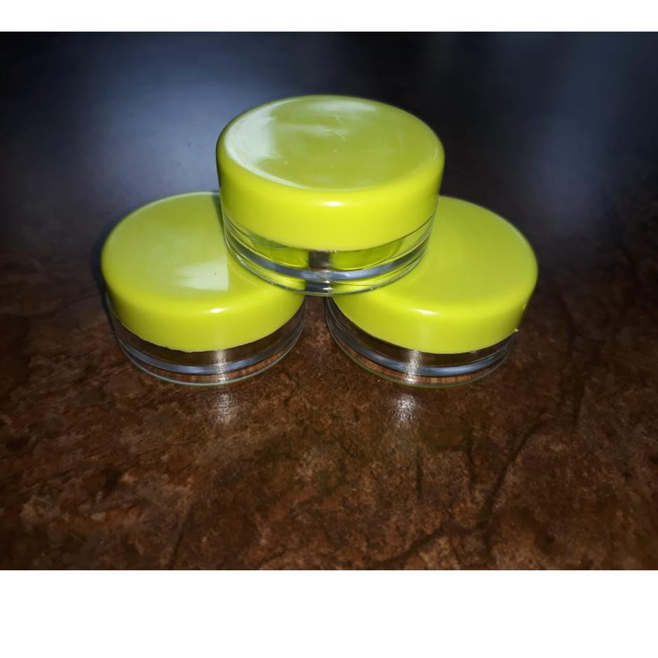 

♥W63380♚ Pot Cream 5 Gram Hijau Stabilo Natural (KEMASAN 25 PCS) ❀