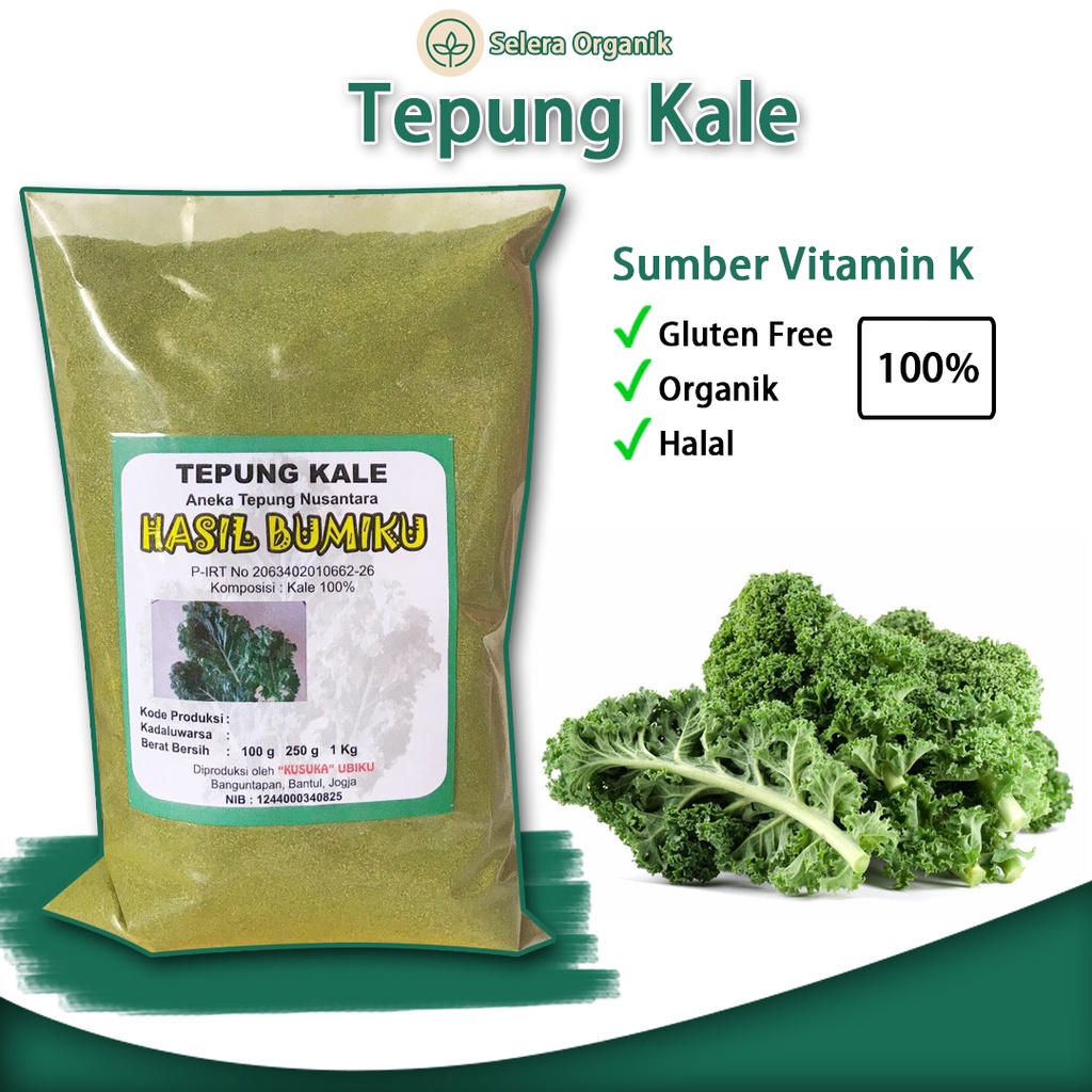 

[250gr] Tepung Kale Organik Bebas Gluten Free | Selera Organik Jogja