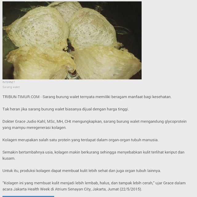 

Kkeanashop Healthy Birdnest (Minuman Sarang Burung Walet)