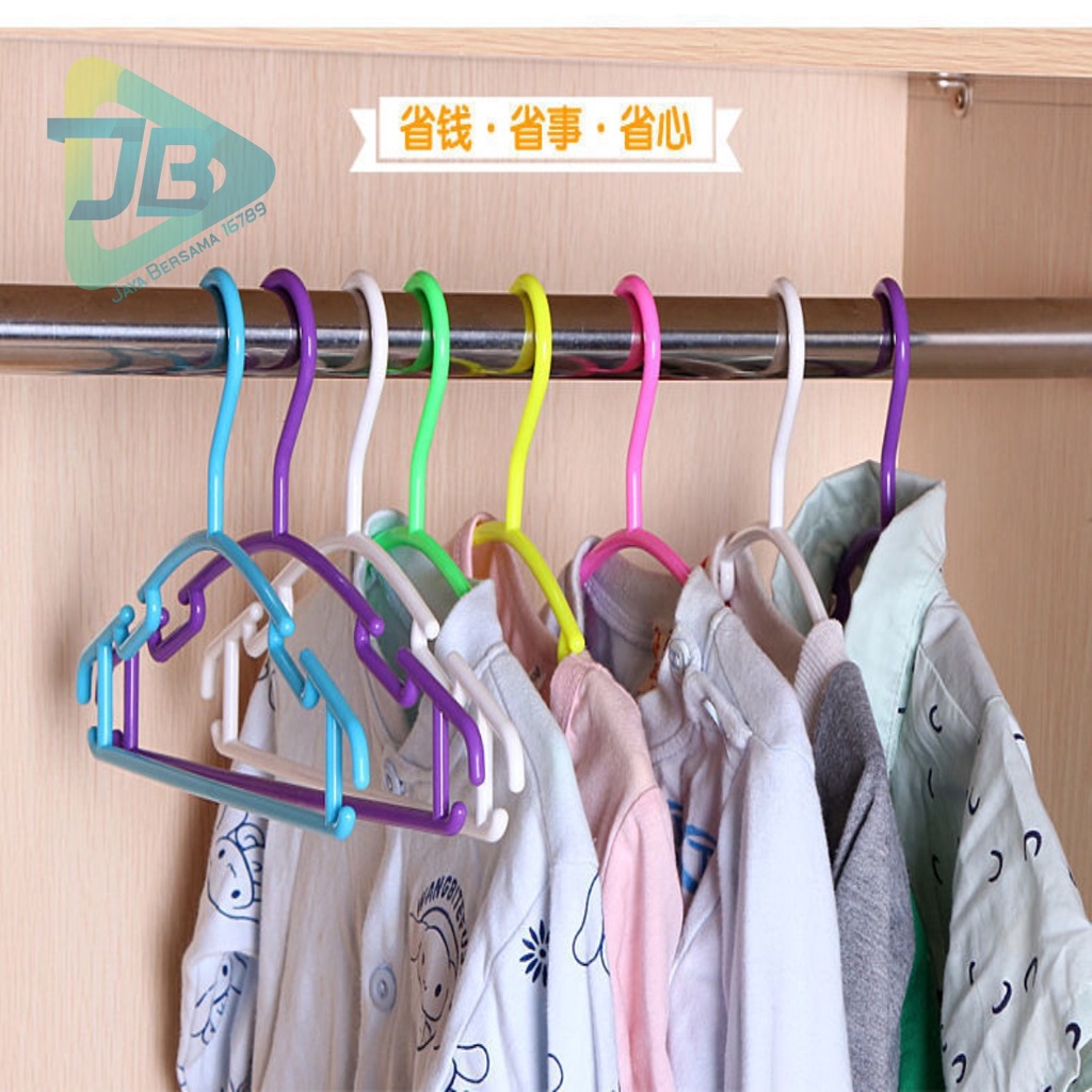 RT63 hanger gantungan hook jemuran pakaian baju anak bayi mini serbaguna JB5432