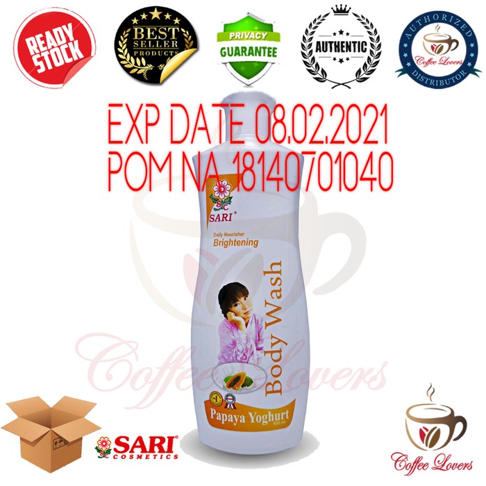 

SARI COSMETICS BODY WASH PAPAYA YOGHURT BRIGHTENING