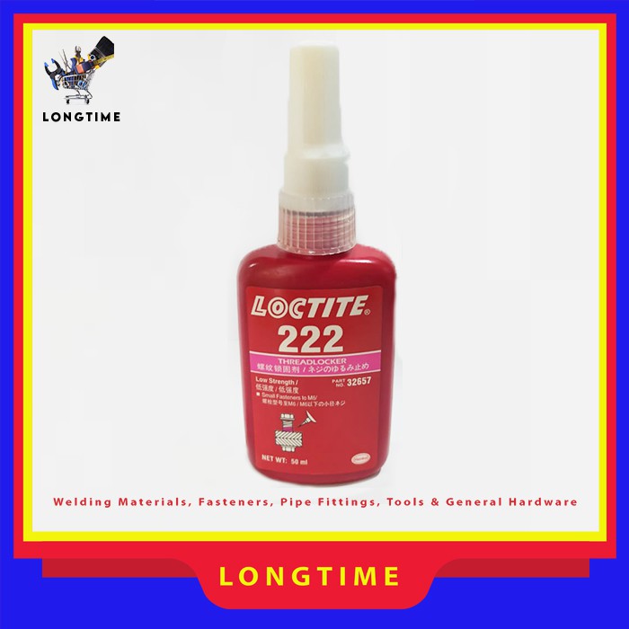 

Loctite 222 Threadlocking Adhesive - Lem Metal Kekuatan Ringan