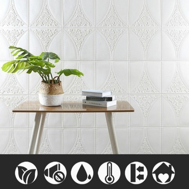 [COD] Wallpaper Dinding Stiker Wallfoam 3D Sticker Dekorasi Kamar Rumah Murah