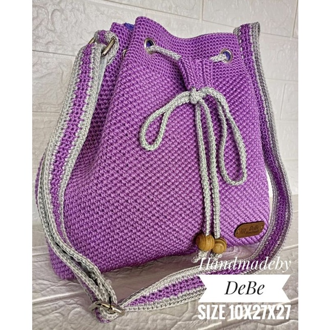 Tas Rajut Serut/ Tas Rajut Selempang