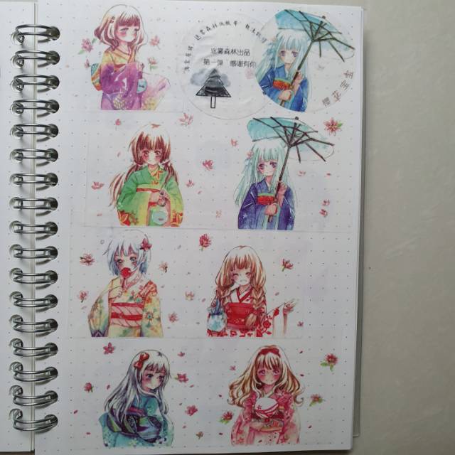 

washi tape sample for scrapbook and journal ( per meter )