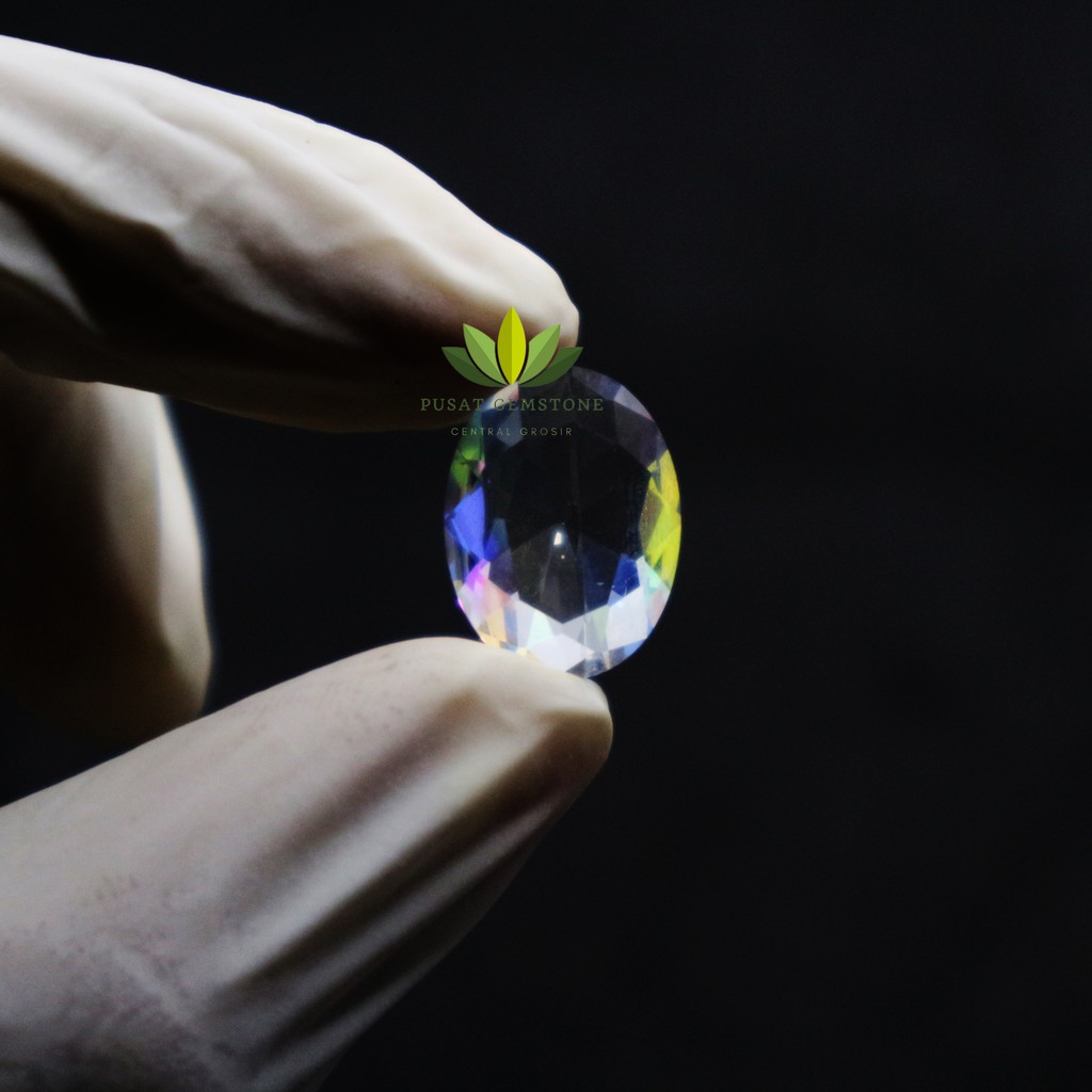 Batu Kalimaya Pelangi Cutting