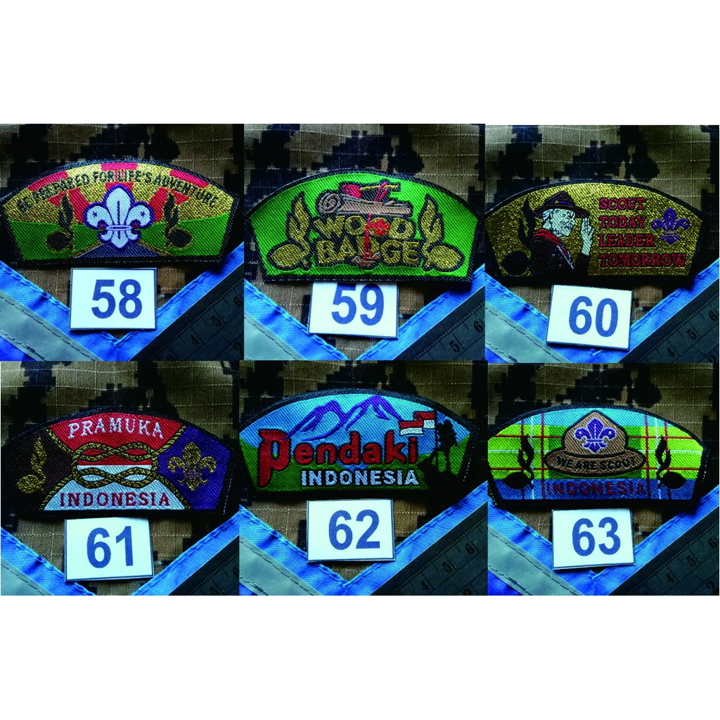 Patch Badge Bet Pramuka Woven D
