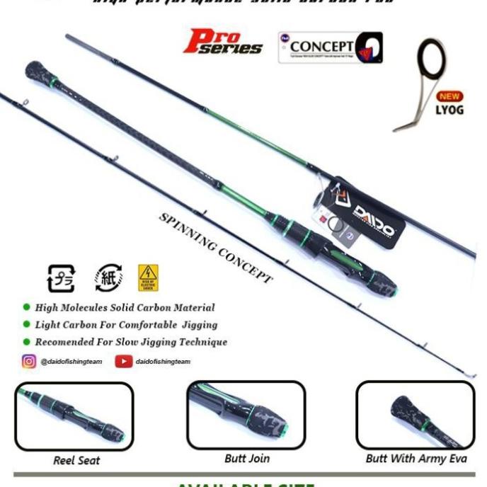 Joran Daido Green Hell Pro Series Spinning Concept 198Cm Pe 0.8-2-4