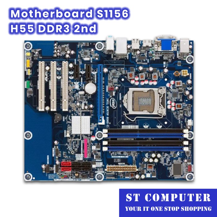 Motherboard 1156 H55 DDR3 Second Mobo 1155 Motherboard Intel Bekas