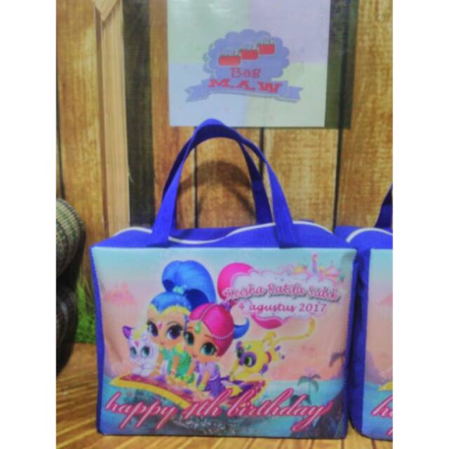 Tas Souvenir Ulang Tahun / Goodie bag / Tas resleting / souvenir ultah / tas souvenir-2
