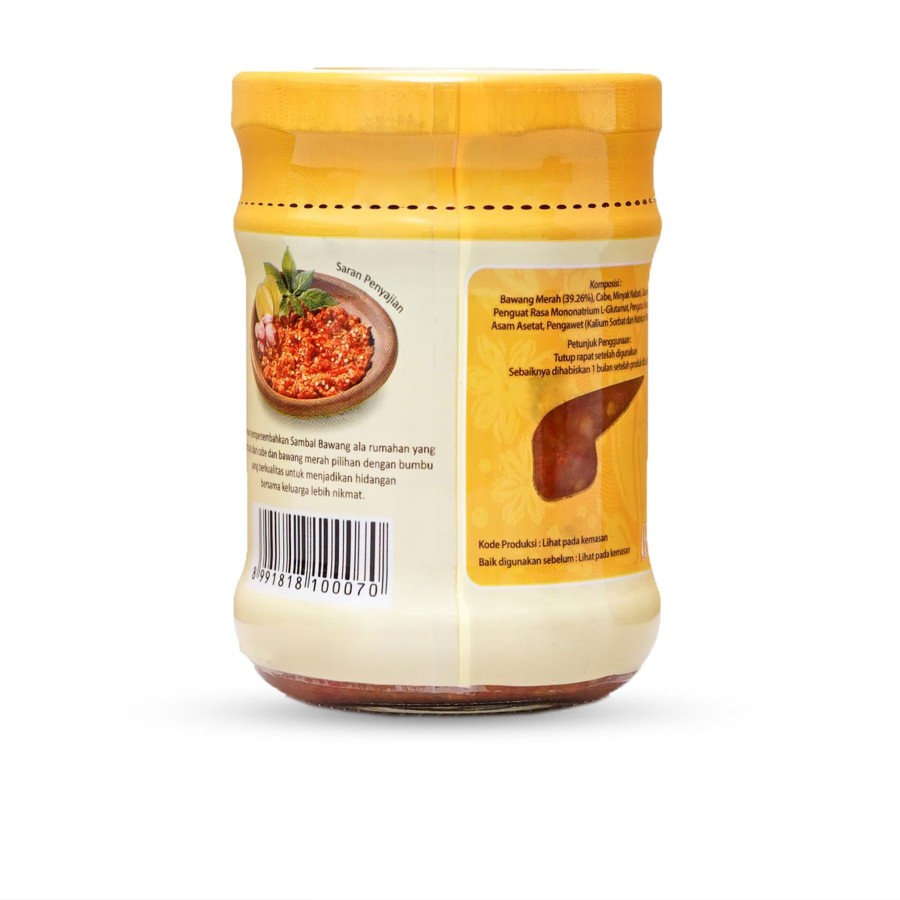 SAMBAL BAWANG ULEG FINNA 190GR JAR HALAL